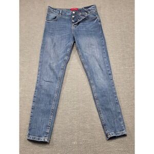 GUESS Womens Blue Button Fly Skinny‎ Jeans Los Angeles Size 27
